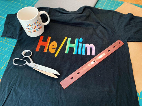 Pronoun Pride - He/Him - Tee